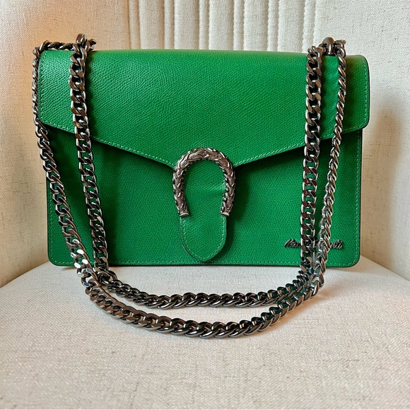 Marina Galanti Leather Horseshoe Hardware Flap Over Crossbody Bag. - Picture 2 of 11